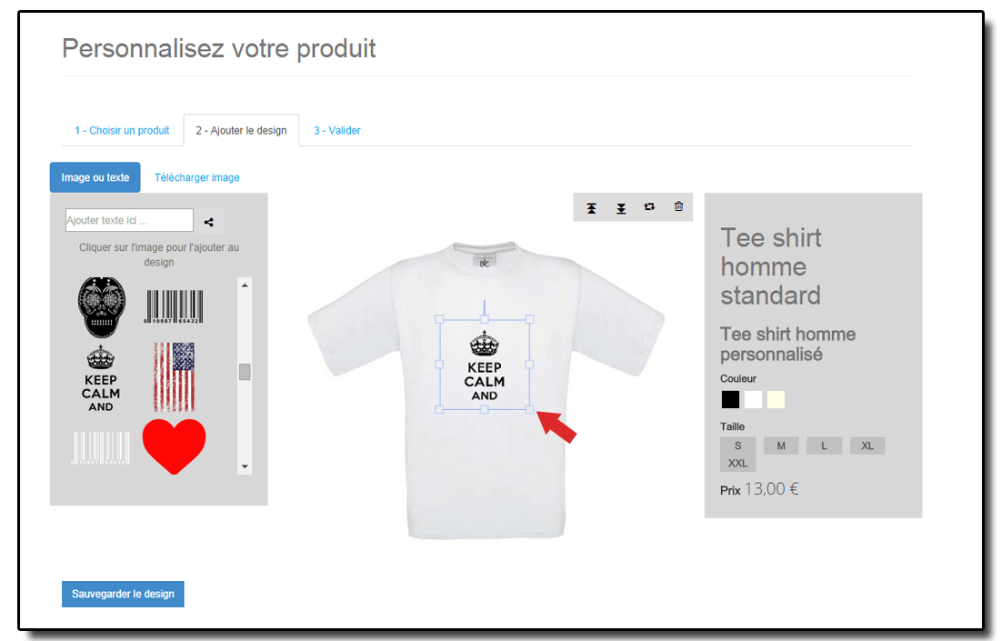 personnalisation de tee shirt
